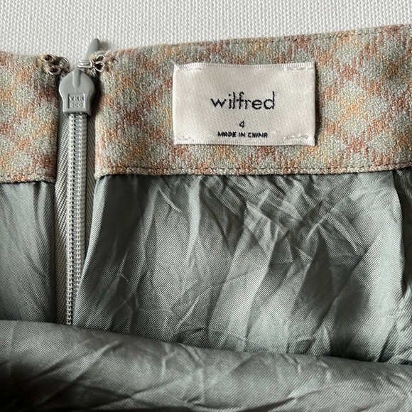 Wilfred Plaid Mini Skirt - Picture 6 of 8